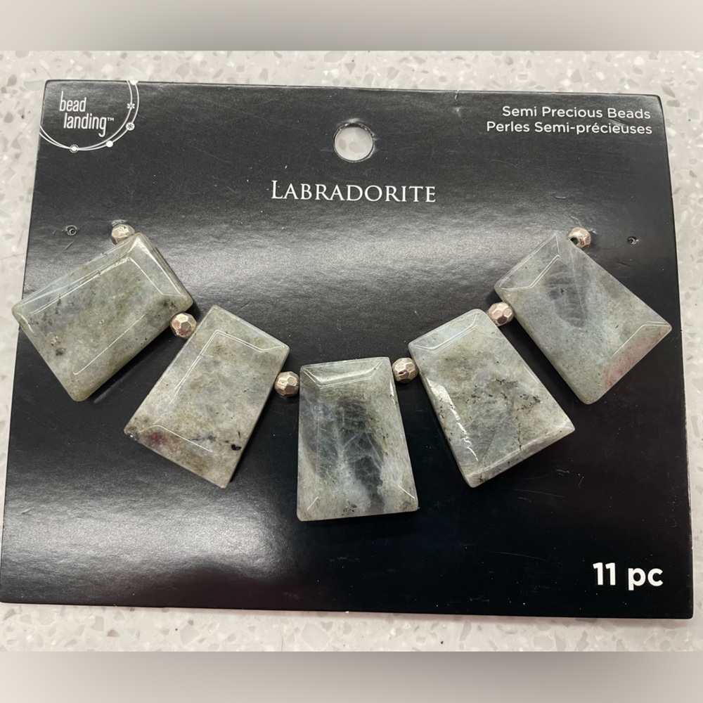 Labradorite Rectangle Beads, by Bead Landing